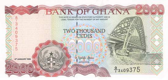 2000 Cedis 1995